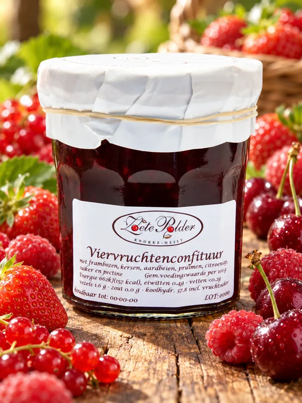 Confituur van 4 vruchten