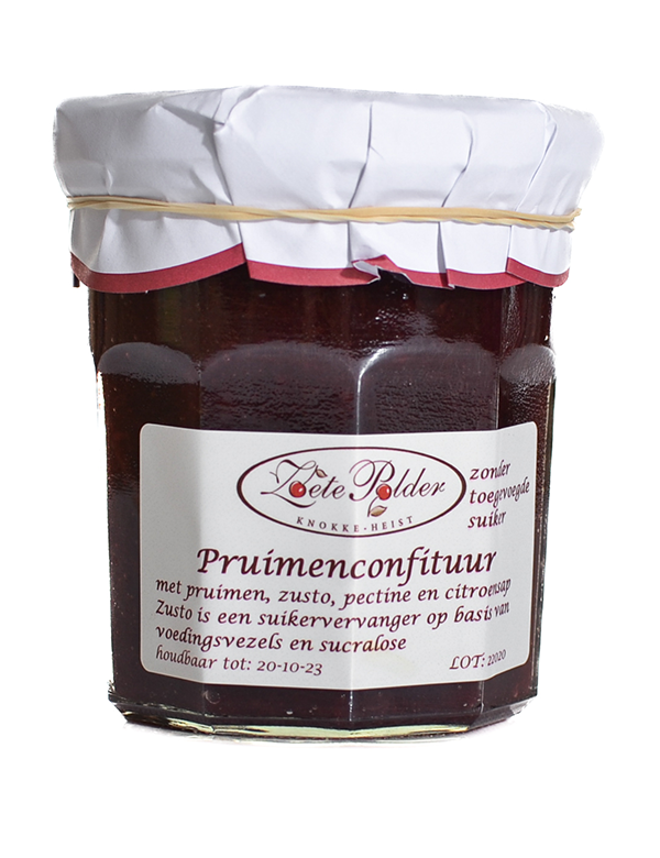 Confituur van pruimen (met zoetstof)